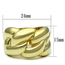 Load image into Gallery viewer, LO2491 - Gold Brass Ring with No Stone