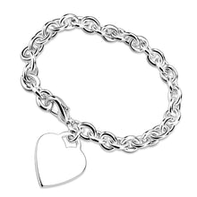 Load image into Gallery viewer, LO2549 - Silver Brass Bracelet with No Stone