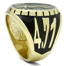 Cargar imagen en el visor de la galería, LO2650 - Gold Brass Ring with Epoxy  in No Stone