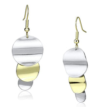 Load image into Gallery viewer, LO2653 - Gold+Rhodium Iron Earrings with No Stone