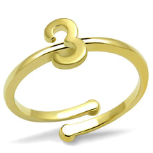 Load image into Gallery viewer, LO4022 - Flash Gold Brass Ring with No Stone