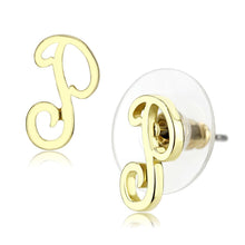 Cargar imagen en el visor de la galería, LO4671 - Flash Gold Brass Earrings with No Stone