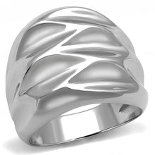 Cargar imagen en el visor de la galería, TK3262 - High polished (no plating) Stainless Steel Ring with No Stone
