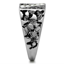 Cargar imagen en el visor de la galería, TK367 - High polished (no plating) Stainless Steel Ring with Top Grade Crystal  in Clear