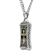 Load image into Gallery viewer, TK455 - Gold+Rhodium Stainless Steel Chain Pendant with No Stone