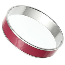 Load image into Gallery viewer, TK530 - High polished (no plating) Stainless Steel Bangle with Epoxy  in Siam