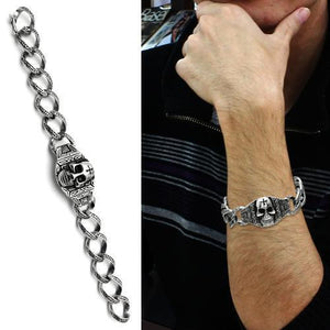 TK569 - High polished (no plating) Stainless Steel Bracelet with No Stone