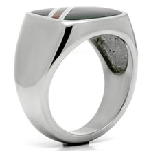 Cargar imagen en el visor de la galería, TK602 - High polished (no plating) Stainless Steel Ring with Epoxy  in Multi Color