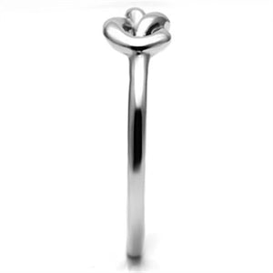 TK630 - High polished (no plating) Stainless Steel Ring with No Stone