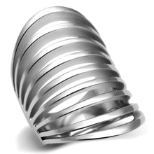 Cargar imagen en el visor de la galería, TK665 - High polished (no plating) Stainless Steel Ring with No Stone