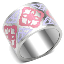 Load image into Gallery viewer, TK676 - High polished (no plating) Stainless Steel Ring with Epoxy  in Multi Color